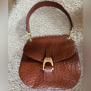 Vintage Dooney & Bourke ostrich bag!